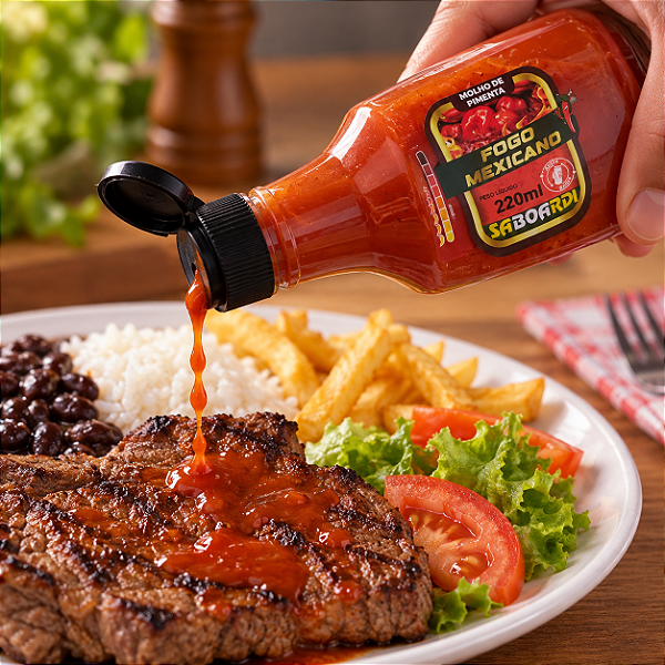 MOLHO DE PIMENTA FOGO MEXICANO 220ML