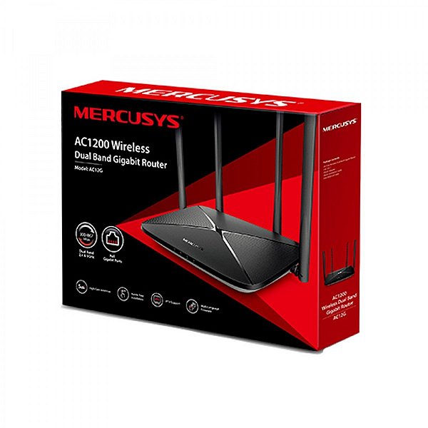 Roteador Ac12g V1 Wireless Dual Band Gigabit Ac1200