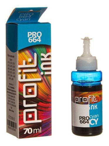 Tinta Profit 664 Azul Compatível Impressoras Epson