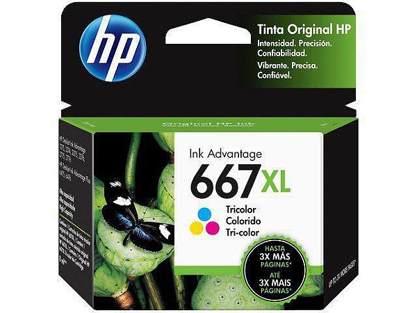 Cartucho Hp 667xl Color -Original