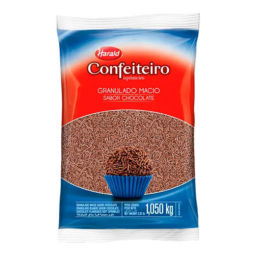 GRANULADO HARALD CONFEITEIRO SABOR CHOCOLATE 1KG