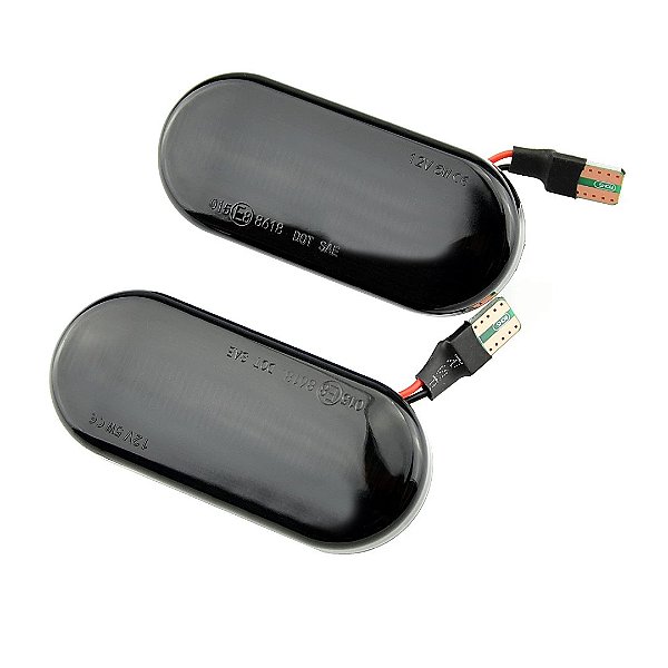 Seta Pisca Fumê Paralamas Led Sequencial Para Polo 9N Golf Mk3/4