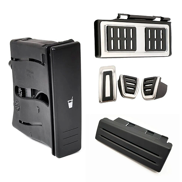 Porta Copos Porta Cartão E Pedaleiras Polo Hatch Sedan 9n