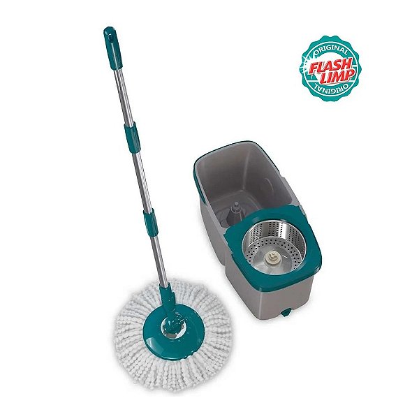 Mop Giratório Duas Águas Fit Flash Limp
