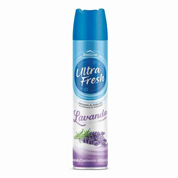 Odorizante de Ambiente Aromatizador Lavanda Ultra Fresh Dom Line 400ml