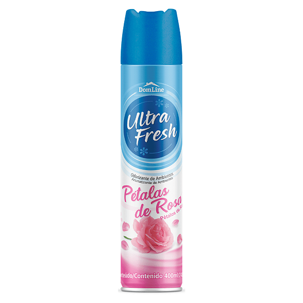 Odorizante de Ambiente Aromatizador Pétalas de Rosas  Ultra Fresh Dom Line 400ml