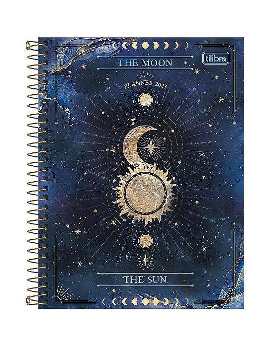 Planner Espiral 17,7 x 24 cm Magic 2023 - Azul