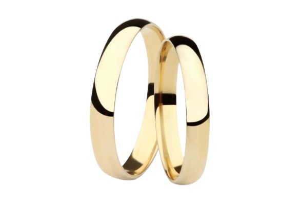 Aliança de Ouro Tradicional Infinity