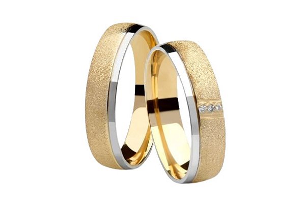 Aliança de Ouro Amor No Ar