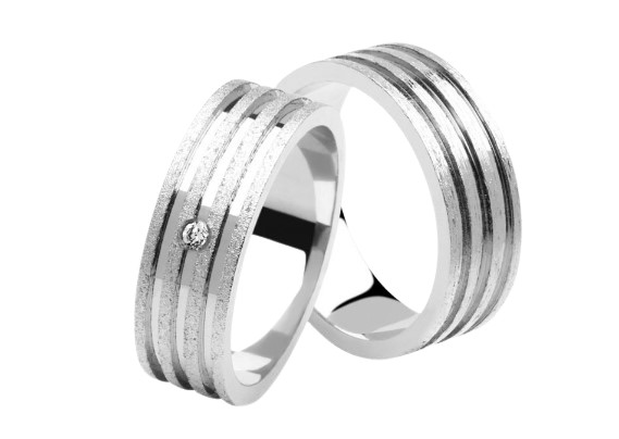 Aliança de Prata Infinity Fosca