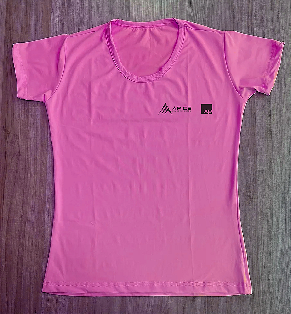 Camiseta de Malhar Rosa