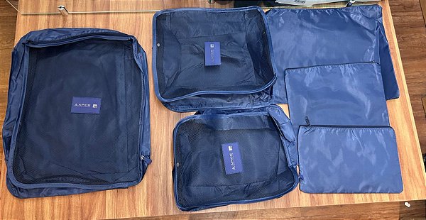 Kit viagem com 5 peças
