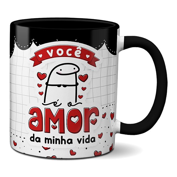 Caneca Flork Namorados Fofos Você É O Amor Da Minha Vida