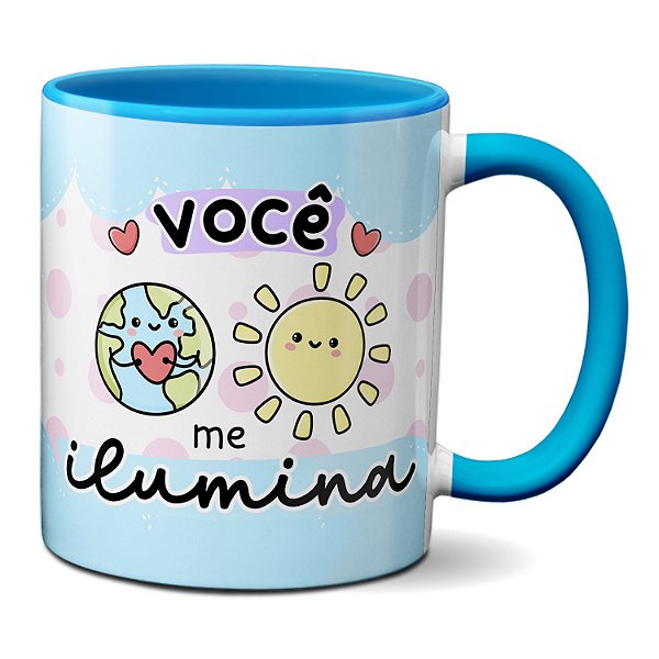 Caneca Namorados Você É O Sol Que Ilumina Meu Mundo