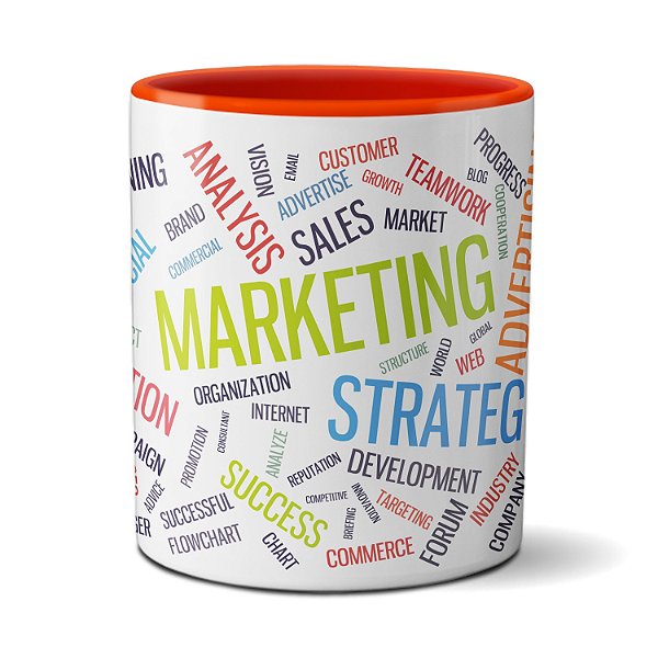 Caneca Profissional Marketing Estratégico Presente Criativo