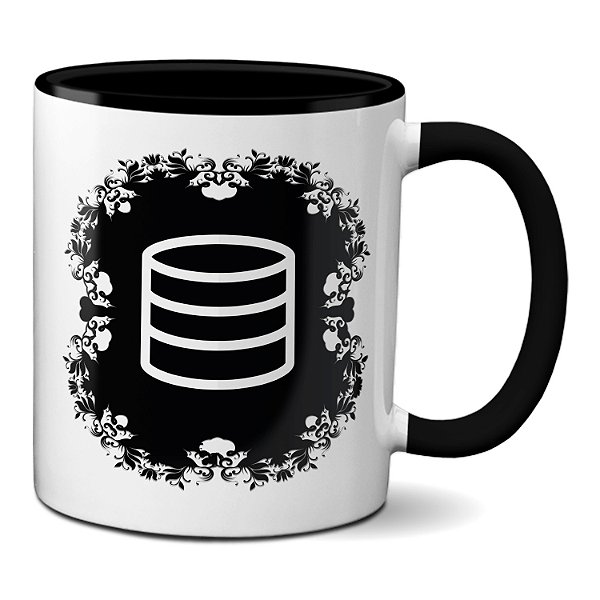 Caneca Storage Data Base Presente Criativo Arquitetura BD TI