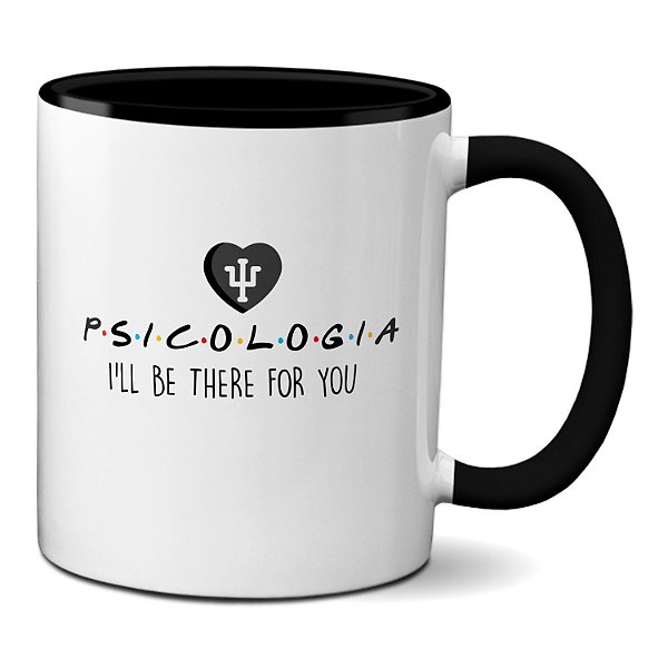 Caneca Psicologia Friends Presente Criativo Frase Psico
