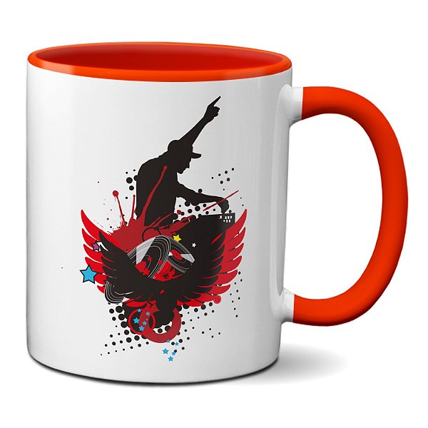 Caneca DJ Balada Presente Criativo Mixagem de Som
