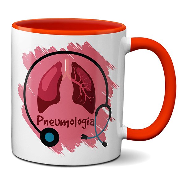 Caneca Medicina Pneumologia Presente Xícara Personalizada