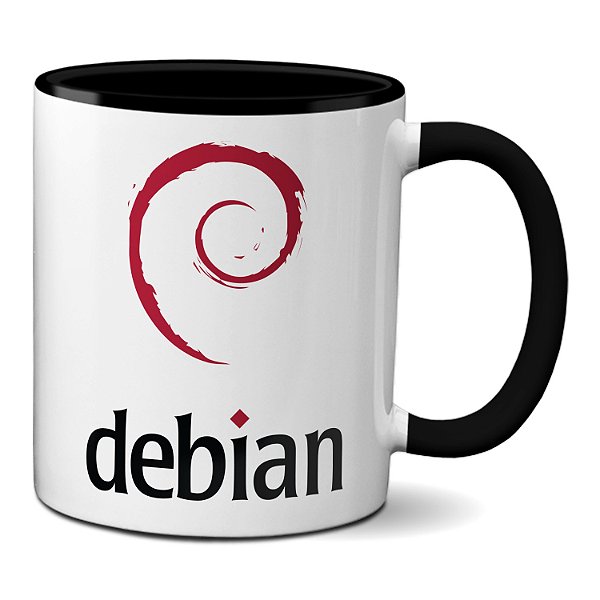 Caneca Logo Debian Sistema Operacional Xícara Criativa