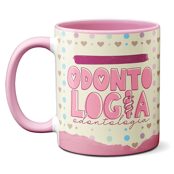 Caneca Odontologia O Tempo Cura Tudo Menos A Cárie Dentista