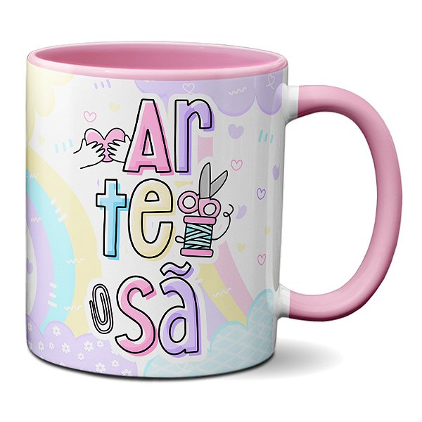 Caneca Artesã Profissão Artesanato Presente Criativo Fofo