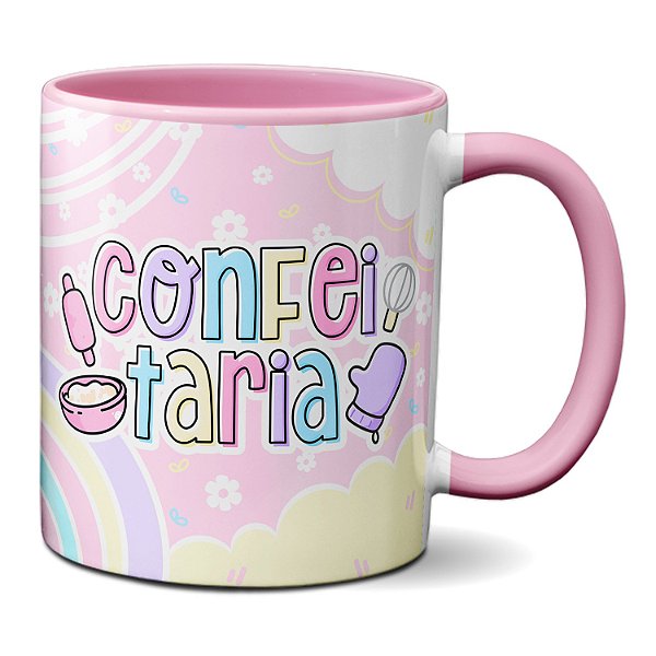 Caneca Confeitaria Profissão Confeiteira Criativa Presente