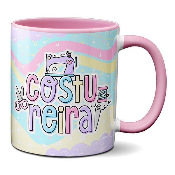 Caneca Costureira Profissão Costurar Profissional Presente
