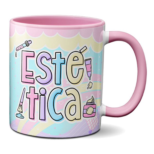 Caneca Estética Profissão Esteticista Profissional Presente