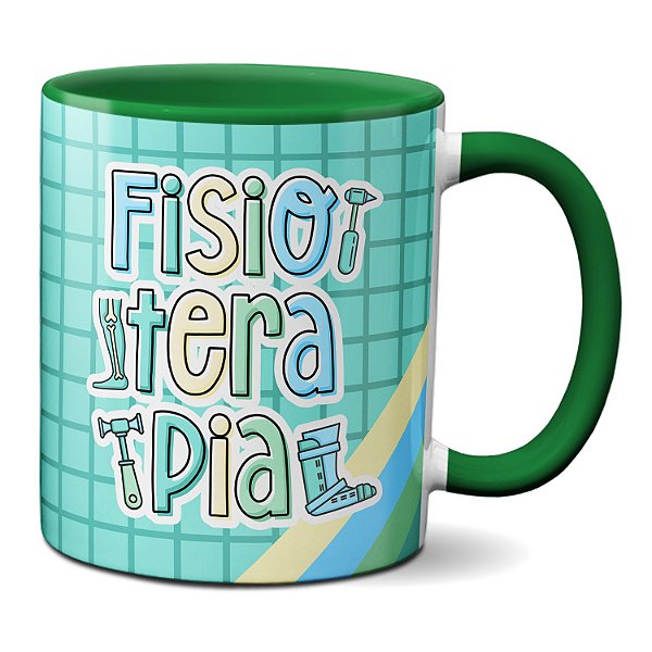 Caneca Fisioterapeuta Profissional Fisioterapia Profissão