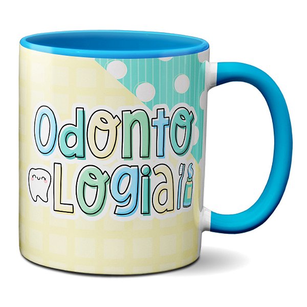 Caneca Dentista Profissional Odontologia Profissão Dente
