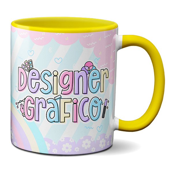 Caneca Designer Gráfico Profissão Presente Criativo