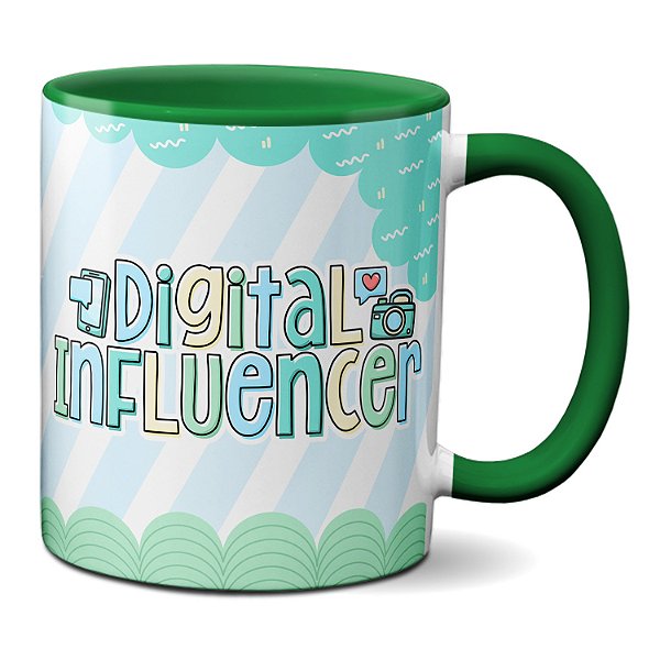 Caneca Profissional Influencer Digital Presente Criativo