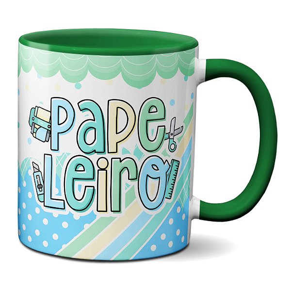 Caneca Papeleiro Presente Material Escolar Papelaria