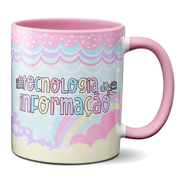 Caneca Tecnologia Da Informação Profissional Presente Fofo