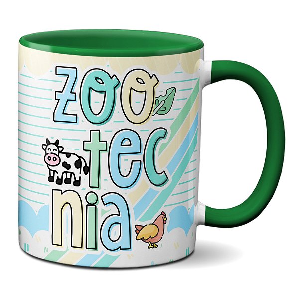 Caneca Profissão Animais Zootecnia Presente Fofo Criativo