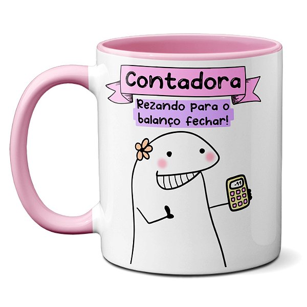 Caneca Contadora Tentando Dar Conta De Todos Os Prazos
