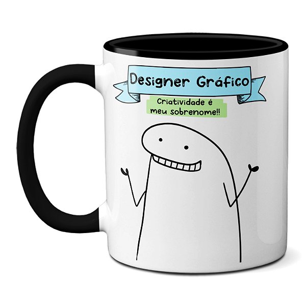 Caneca Designer Gráfico Chega De Fazer Alteração No Logotipo
