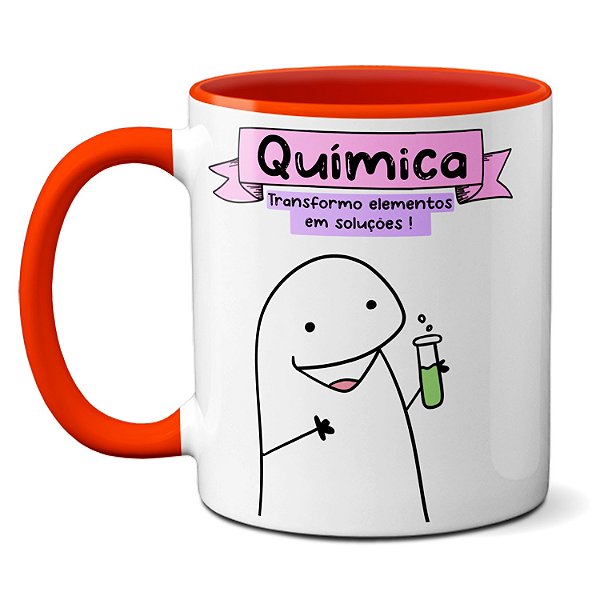 Caneca Química Transformando Elementos Em Soluções Presente