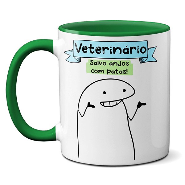 Caneca Veterinário Habilidade em Compreender Cachorrês Gatês