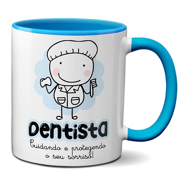 Caneca Odontologia Seu Sorriso Protegido e Bem Cuidado!