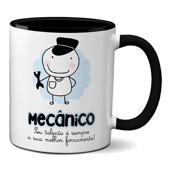 Caneca Mecânico O Talento É Sempre A Melhor Ferramenta