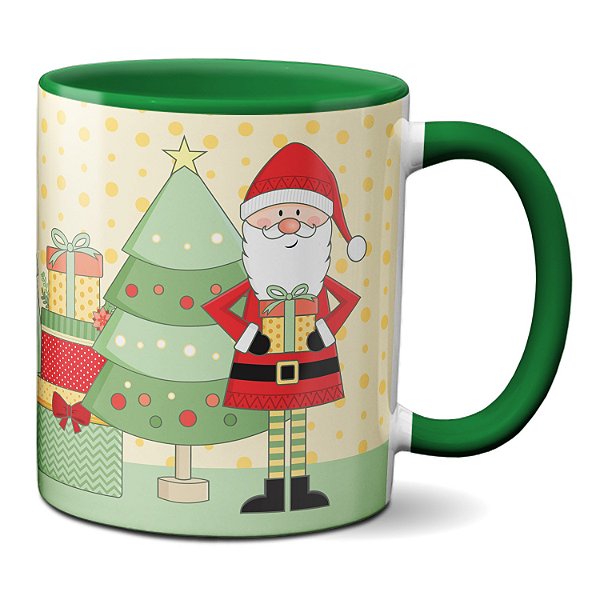 Caneca Amor E Esperança Renovados No Natal Presente Fofo