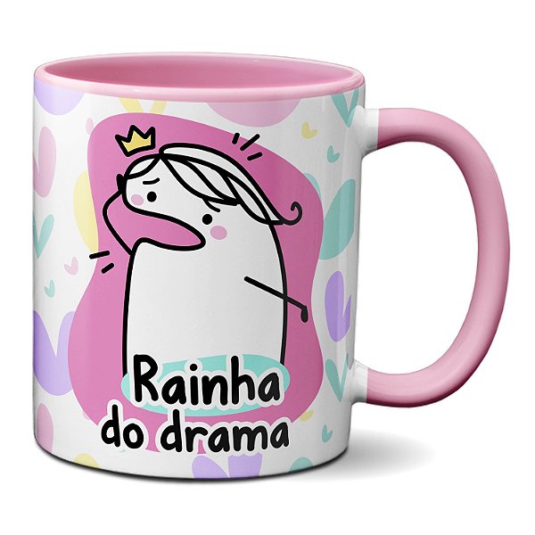Caneca Flork Presente Dia das Mães Rainha do Drama