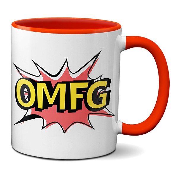 Caneca OMFG Oh My FuXXX God Presente Engraçado Criativo