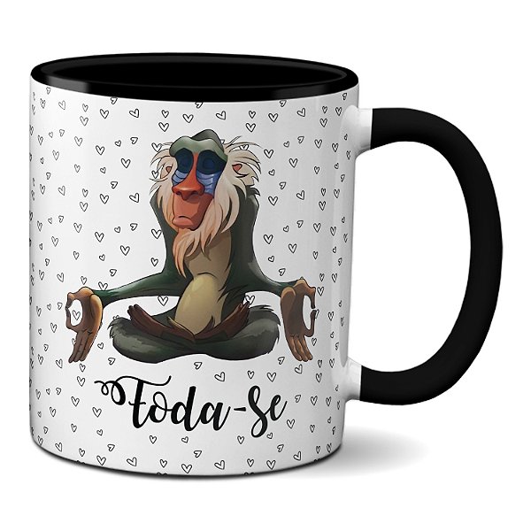 Caneca Foda-se Meditando Engraçada Presente Divertido