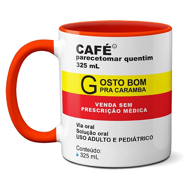 Engraçada Café Remédio Presente Criativo Sátira