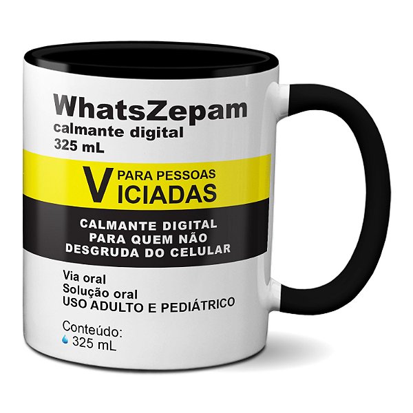 Engraçada WhatsZepam Remédio Celular Criativo