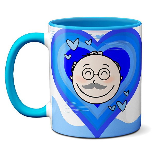 Caneca Dia Dos Avós Presente Vovô Te Amo Muito Vô