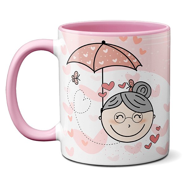 Caneca Da Melhor Avó Do Mundo Feliz Dia Dos Avós Presente